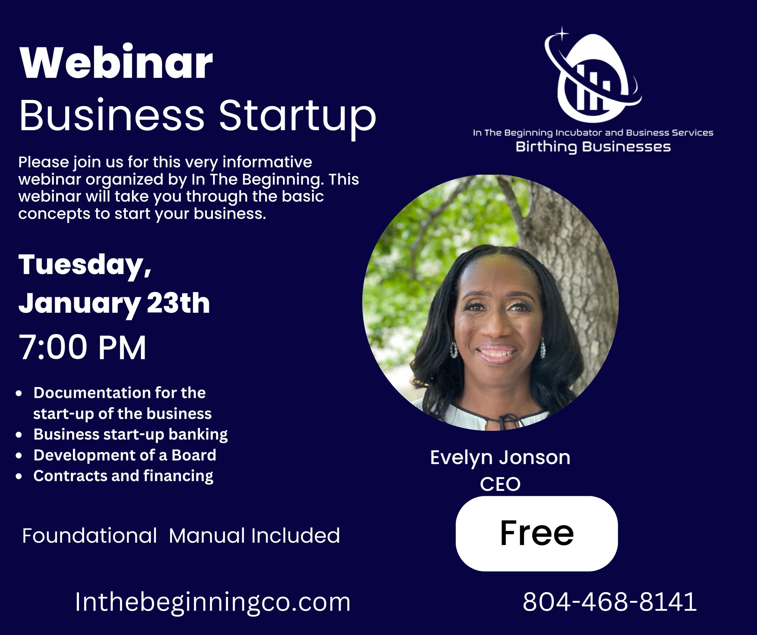 Business Startup Webinar